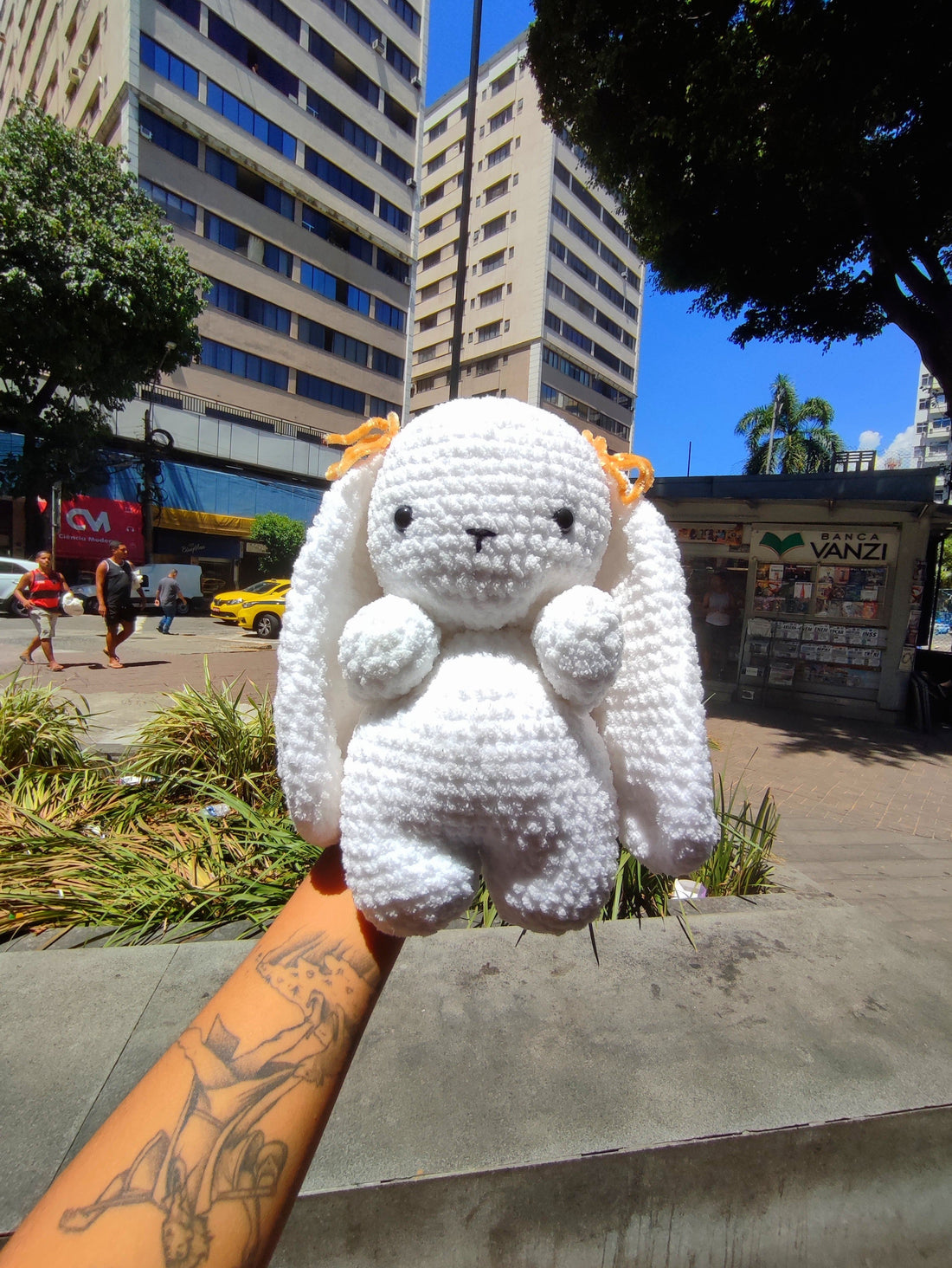 Receita Grátis Coelho de Crochê - Amigurumi