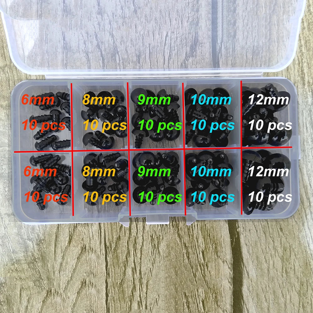 Olhos com Trava de Segurança - 100 unid.